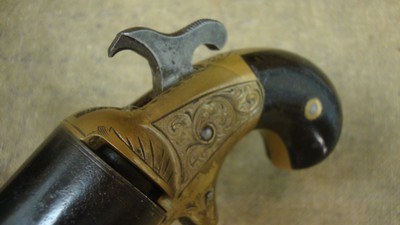 Daniel Moore's 1864 .30-cal Front loading teat-fire antique revolver - Image 11 of 15