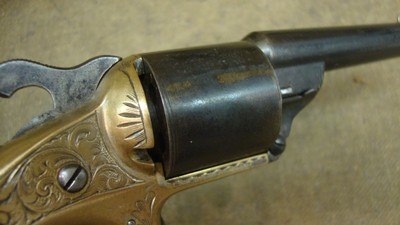 Daniel Moore's 1864 .30-cal Front loading teat-fire antique revolver - Image 12 of 15