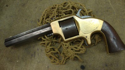 1860s Plant Army revolver .42-cal cup-primed Antique - Image 2 of 15