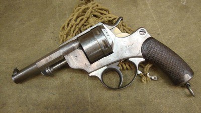 French Model 1873 Ordnance Revolver St. Etienne 11mm Antique - Image 2 of 15