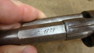 French Model 1873 Ordnance Revolver St. Etienne 11mm Antique - Image 14 of 15