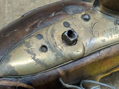 French Boarding Pistol Flintlock signed Cassagnard A. Nantesneeds work - Image 12 of 15