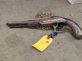 French Boarding Pistol Flintlock signed Cassagnard A. Nantesneeds work - Image 2 of 15