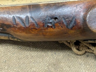 French Boarding Pistol Flintlock signed Cassagnard A. Nantesneeds work - Image 10 of 15