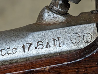 French Mle 1822 Flintlock Percussion Pistol made at Mutzig Arsenal - dated 1856 - Image 13 of 15
