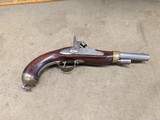 French Mle 1822 Flintlock Percussion Pistol made at Mutzig Arsenal - dated 1856 - Image 1 of 15