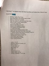 Wilson Combat CQB Elite 5" 45ACP - 7 of 8