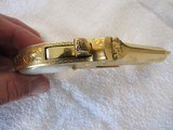 Scare Remington Arms Co. Illion, NY Circa 1889-1893 Elliot's "Gold Washed" Factory Scroll Engraved O/U Derringer Pistol .41 Rimfire in V - 4 of 10