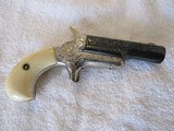 Rare Colt 3rd Model Derringer "Thuer" Pistol - 41RF with Factory Scroll Engraved frame & Barrel with Ivory Grips - 4 of 9