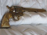 Extremely Rare, Scarce 1 of 3 Gold Washed Original Colt Single Action Army Revolver made 1875 in Excellent Condition - 13 of 15