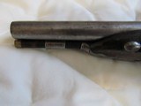 Antique Oakes 19th Century Percussion Double Barrel Engraved Pistol in Very Good Condition - 3 of 15