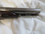 Antique Oakes 19th Century Percussion Double Barrel Engraved Pistol in Very Good Condition - 7 of 15