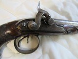 Antique Oakes 19th Century Percussion Double Barrel Engraved Pistol in Very Good Condition - 5 of 15