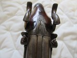 Antique Oakes 19th Century Percussion Double Barrel Engraved Pistol in Very Good Condition - 15 of 15