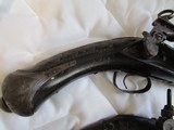 Pair Rare Italian made miguelet lock pistols - Not perfectly matched, Circa 1750 18th Century - 7 of 14