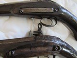 Pair Rare Italian made miguelet lock pistols - Not perfectly matched, Circa 1750 18th Century - 10 of 14