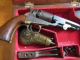 Outstanding all Original Antique Pre-Civil War Era cased Colt .36 cal Manhattan Navy 1851 Black Powder Percussion Revolver - 2 of 8