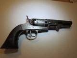 Antique Factory Engraved Manhattan Firearms Mfg. Co. "London PIstol Co." Pocket Model Percussion Revolver - 2 of 8