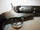 Antique Factory Engraved Manhattan Firearms Mfg. Co. "London PIstol Co." Pocket Model Percussion Revolver - 3 of 8