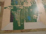 Rare "Joe Bananno Mafia Godfather with Portions of Machinegun" Collage Signed Fred Otnes & Gay Talese - 7 of 15