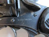 Webley & Scott Model Mark IV 38. - WWII Issue - .380 (.38S&W) caliber DA top ejecting revolver - 8 of 15