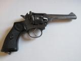 Webley & Scott Model Mark IV 38. - WWII Issue - .380 (.38S&W) caliber DA top ejecting revolver - 2 of 15