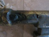 Antique Primitive R. Kern Jailer Barrel Key Gun - 1850's Matchlock Black Powder with Lancaster, Pa Maker's Markings - 7 of 10