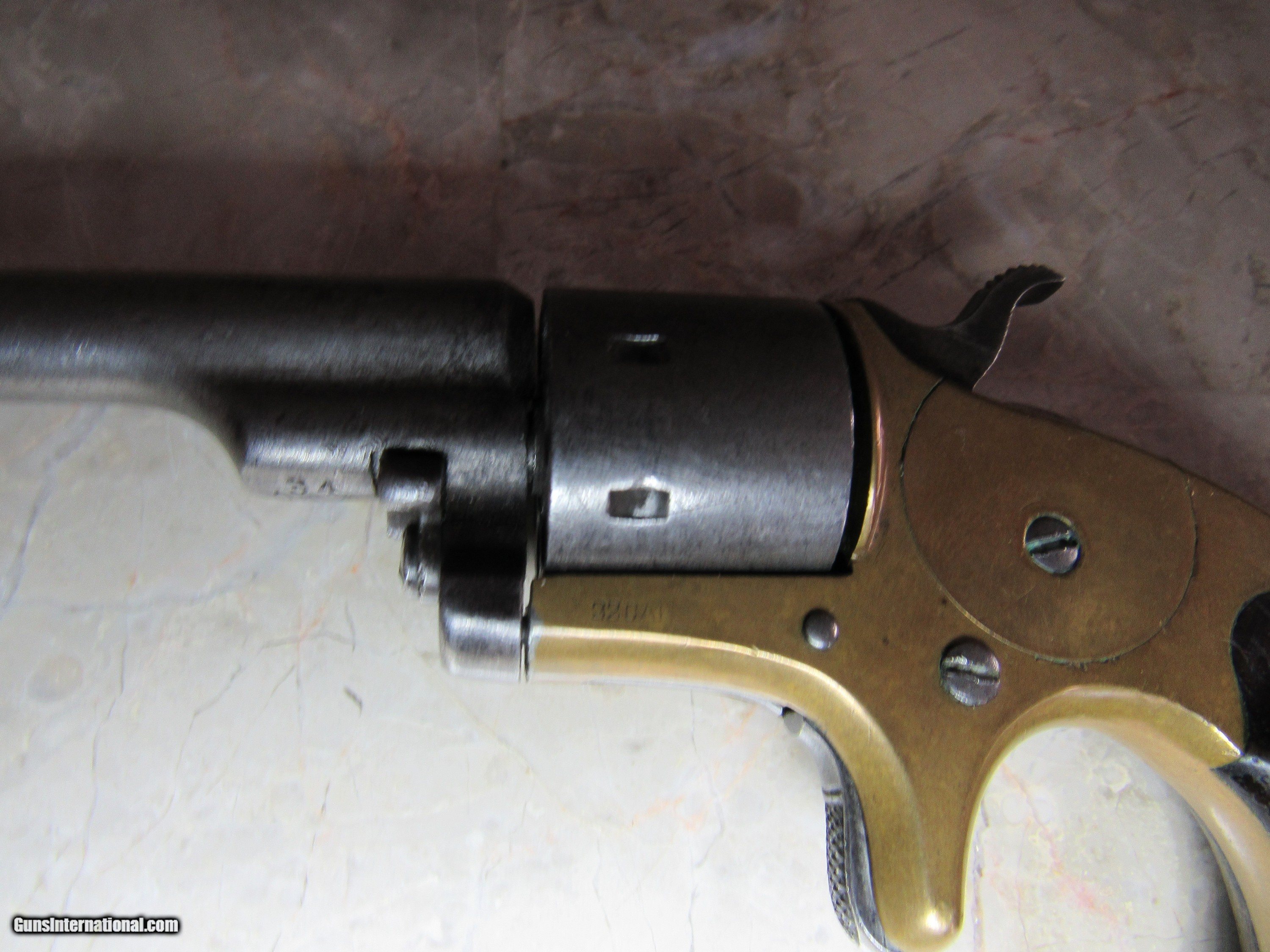 Colt Open-Top Pocket Model .22 Spur Trigger Revolver - Serial#50705 ...