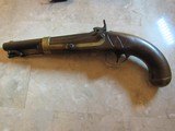 "U.S" I. N. Johnson .54 cal Dragoon Horse Percussion Pistol - Model 1842 dated 1853 with original Pommel Holster - 2 of 15