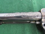 Colt Factory Engraved New Frontier SAA Single Action Army 44.40 Cal - 7.5 Inch Barrel - Blue Finish - 5 of 14