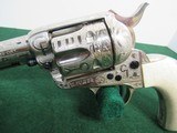 Gorgeous Cattle Brand Engraved Colt SAA Single Action Army - 1st Gen - Circa 1900 - .45LC - 2 of 15