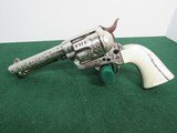 Gorgeous Cattle Brand Engraved Colt SAA Single Action Army - 1st Gen - Circa 1900 - .45LC - 1 of 15