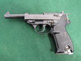 Walther P38 Pistol - West German Police -
Post WWII 9mm with (2) original magazines - SN#309821 - 1 of 11