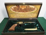 Colt Golden Spike Commemorative Collectors Grade .22 Cal Revolver NIB in Original cardboard packing box - 1 of 5