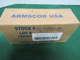 300 AAC Blackout Ammunition - 1 box of 200 Rounds - Armscor 147GR FMJ - 2 of 2
