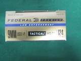 9mm +P Luger - 124gr HST Tactical - Federal Premium LE Ammo 1 box 50 rounds - 3 of 4
