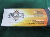 .22LR Hollow Point
-
35gr - Armscor - 10 boxes 50 count - Total 500 rds - 1 of 2
