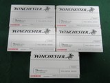 Winchester 9mm 124gr FMJ ammunition - 50 rounds per box x 5 boxes for 250 rounds total Free Shipping & No Credit Card Fees - 1 of 3