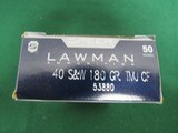 40 S&W - SPEER LAWMAN - 50 round box - 180gr TMJ - No Credit Card Fees - 3 of 4
