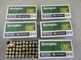 380 ACP AMMO - REMINGTON UMC 95 GRAIN FMJ (5) BOXES OF 50 FOR TOTAL 250 ROUNDS - $15.50 SHIPPING - 1 of 5