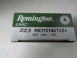 223 Rem UMC REMINGTON 55 GRAIN FMJ 1000 Rds 20 Rd Boxes - 5 of 6