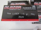 9mm Blazer 115 Grain FMJ Alum Casing - Case 1000 Rounds - $25 Shipping - 6 of 6