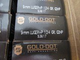 9mm +P 124 Grain Hollow Point - CCI SPEER Gold Dot - (1) case 1000 Rounds $25 Shipping - 7 of 7