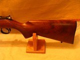 CZ 452-2E AMERICAN .22LR SPORTER RIFLE, RARE HIGHLY FIGURED STOCK, Factory Rings, N.Mint! - 4 of 15