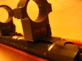 CZ 452-2E AMERICAN .22LR SPORTER RIFLE, RARE HIGHLY FIGURED STOCK, Factory Rings, N.Mint! - 13 of 15