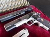 Custom Colt MKIV Series 70 Gold Cup National Match 1911 by Waffen Oschatz with additional Peter Stahl .45ACP Top in Case - 4 of 14
