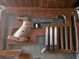 Early Sako Tri-Ace Chambered in .32S&W w/ 3 Magazines and Fitted Case. Great Condition - 2 of 9
