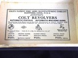 Colt Pocket Automatic Model .32 & .380 cal. Hammerless original Box w/papers - 2 of 15