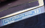 Colt Pocket Automatic Model .32 & .380 cal. Hammerless original Box w/papers - 9 of 15