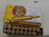 Vintage Weatherby .270 Magnum 130 grain soft point in Tiger boxes with ammo - 5 of 5
